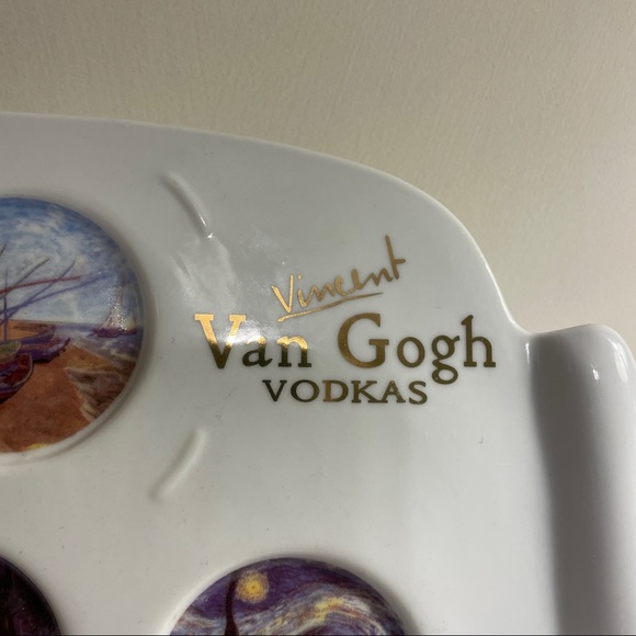 Van Gogh Gear Espresso cups Vodka shot glasses & party serving tray. - Picture 6 of 11
